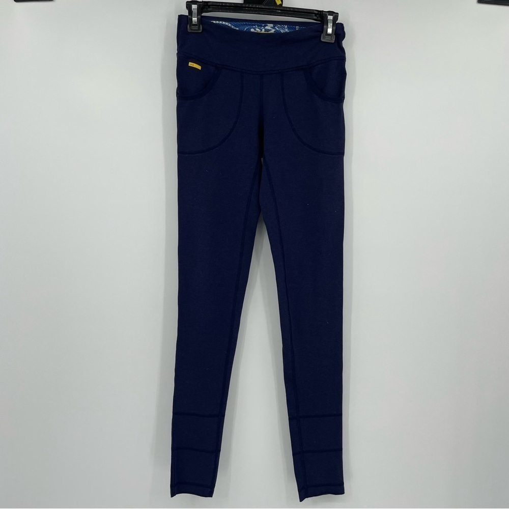 Lole Blue Leggings with Front Pockets – Size XS